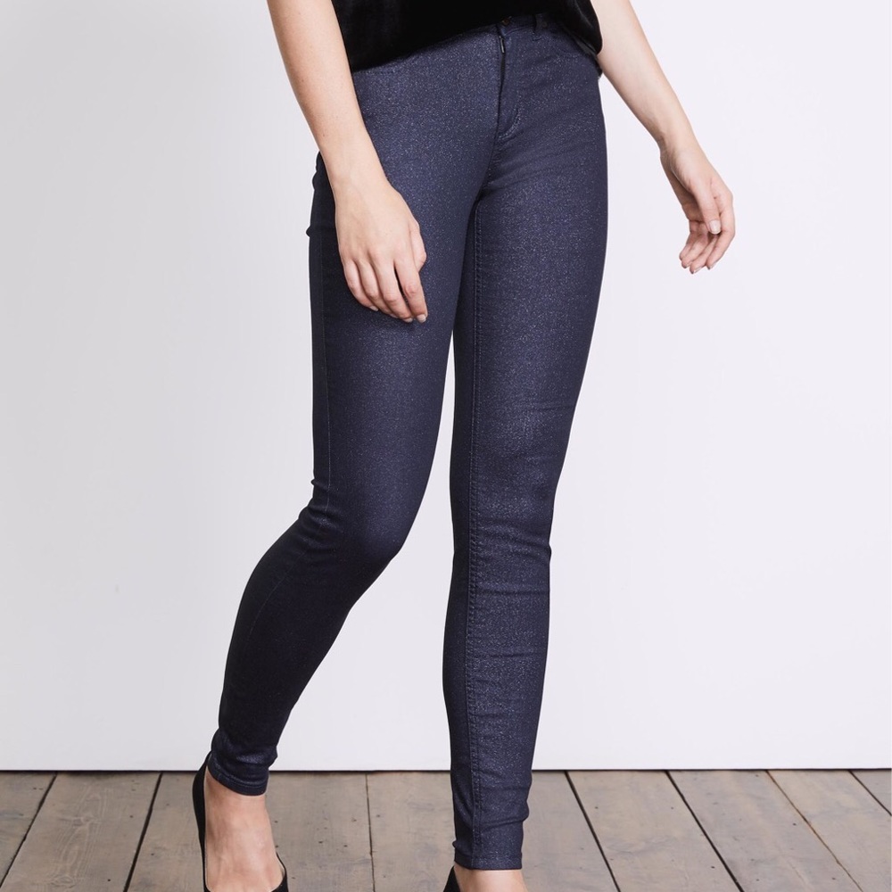 Boden sparkle skinny jeans 10 LONG